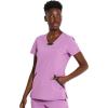 imageDickies EDS Essentials Women Scrubs Top VNeck DK641 XS Orchid Frost