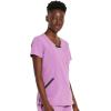 imageDickies EDS Essentials Women Scrubs Top VNeck DK641 XS Orchid Frost