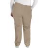 imageDickies EDS Signature Scrubs for Women Elastic Waist PullOn Cargo Pants for Women in Soft Brushed Poplin 86106Dark Khaki