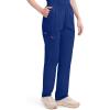 imageDickies EDS Signature Scrubs for Women Elastic Waist PullOn Cargo Pants for Women in Soft Brushed Poplin 86106Galaxy Blue