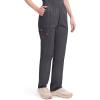 imageDickies EDS Signature Scrubs for Women Elastic Waist PullOn Cargo Pants for Women in Soft Brushed Poplin 86106Pewter