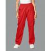 imageDickies EDS Signature Scrubs for Women Elastic Waist PullOn Cargo Pants for Women in Soft Brushed Poplin 86106Red