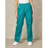 imageDickies EDS Signature Scrubs for Women Elastic Waist PullOn Cargo Pants for Women in Soft Brushed Poplin 86106Teal Blue