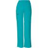 imageDickies EDS Signature Scrubs for Women Elastic Waist PullOn Cargo Pants for Women in Soft Brushed Poplin 86106Teal Blue