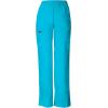 imageDickies EDS Signature Scrubs for Women Elastic Waist PullOn Cargo Pants for Women in Soft Brushed Poplin 86106Turquoise