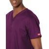 imageDickies EDS Signature Scrubs for Women VNeck Womens Tops in Soft Brushed Poplin 86706Eggplant