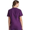 imageDickies EDS Signature Scrubs for Women VNeck Womens Tops in Soft Brushed Poplin 86706Eggplant