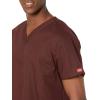 imageDickies EDS Signature Scrubs for Women VNeck Womens Tops in Soft Brushed Poplin 86706Espresso