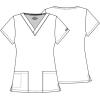 imageDickies EDS Signature Scrubs for Women VNeck Womens Tops in Soft Brushed Poplin 86706Galaxy Blue