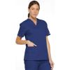 imageDickies EDS Signature Scrubs for Women VNeck Womens Tops in Soft Brushed Poplin 86706Galaxy Blue