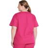 imageDickies EDS Signature Scrubs for Women VNeck Womens Tops in Soft Brushed Poplin 86706Hot Pink