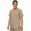 imageDickies EDS Signature Scrubs for Women VNeck Womens Tops in Soft Brushed Poplin 86706Khaki