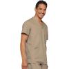 imageDickies EDS Signature Scrubs for Women VNeck Womens Tops in Soft Brushed Poplin 86706Khaki