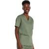imageDickies EDS Signature Scrubs for Women VNeck Womens Tops in Soft Brushed Poplin 86706Olive