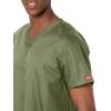 imageDickies EDS Signature Scrubs for Women VNeck Womens Tops in Soft Brushed Poplin 86706Olive