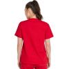 imageDickies EDS Signature Scrubs for Women VNeck Womens Tops in Soft Brushed Poplin 86706Red