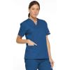 imageDickies EDS Signature Scrubs for Women VNeck Womens Tops in Soft Brushed Poplin 86706Royal