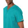imageDickies EDS Signature Scrubs for Women VNeck Womens Tops in Soft Brushed Poplin 86706Teal Blue