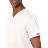 imageDickies EDS Signature Scrubs for Women VNeck Womens Tops in Soft Brushed Poplin 86706White