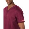 imageDickies EDS Signature Scrubs for Women VNeck Womens Tops in Soft Brushed Poplin 86706Wine