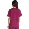 imageDickies EDS Signature Scrubs for Women VNeck Womens Tops in Soft Brushed Poplin 86706Wine