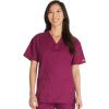 imageDickies EDS Signature Scrubs for Women VNeck Womens Tops in Soft Brushed Poplin 86706Wine