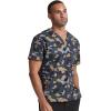 imageDickies EDS Signature Scrubs for Women and Scrubs for Men Unisex One Pocket VNeck Top in Soft Brushed Poplin 83706Brush Away Camo
