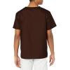 imageDickies EDS Signature Scrubs for Women and Scrubs for Men Unisex One Pocket VNeck Top in Soft Brushed Poplin 83706Chocolate