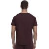 imageDickies EDS Signature Scrubs for Women and Scrubs for Men Unisex One Pocket VNeck Top in Soft Brushed Poplin 83706Espresso