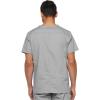 imageDickies EDS Signature Scrubs for Women and Scrubs for Men Unisex One Pocket VNeck Top in Soft Brushed Poplin 83706Grey