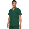 imageDickies EDS Signature Scrubs for Women and Scrubs for Men Unisex One Pocket VNeck Top in Soft Brushed Poplin 83706Hunter