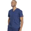 imageDickies EDS Signature Scrubs for Women and Scrubs for Men Unisex One Pocket VNeck Top in Soft Brushed Poplin 83706Lucky U
