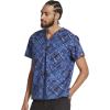 imageDickies EDS Signature Scrubs for Women and Scrubs for Men Unisex One Pocket VNeck Top in Soft Brushed Poplin 83706Painterly Plaid