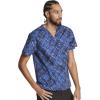imageDickies EDS Signature Scrubs for Women and Scrubs for Men Unisex One Pocket VNeck Top in Soft Brushed Poplin 83706Painterly Plaid