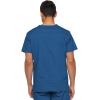imageDickies EDS Signature Scrubs for Women and Scrubs for Men Unisex One Pocket VNeck Top in Soft Brushed Poplin 83706Royal