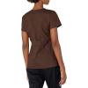imageDickies EDS Signature Women Scrubs Top VNeck 85906Chocolate