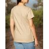 imageDickies EDS Signature Women Scrubs Top VNeck 85906Dark Khaki