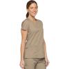imageDickies EDS Signature Women Scrubs Top VNeck 85906Dark Khaki