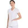 imageDickies EDS Signature Women Scrubs Top VNeck 85906White