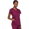 imageDickies EDS Signature Women Scrubs Top VNeck 85906Wine