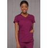 imageDickies EDS Signature Women Scrubs Top VNeck 85906Wine