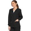 imageDickies EDS Signature Women Warm Up Scrubs Jacket Snap Front 86306Black