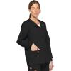 imageDickies EDS Signature Women Warm Up Scrubs Jacket Snap Front 86306Black