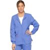 imageDickies EDS Signature Women Warm Up Scrubs Jacket Snap Front 86306Ceil Blue