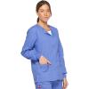imageDickies EDS Signature Women Warm Up Scrubs Jacket Snap Front 86306Ceil Blue