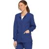 imageDickies EDS Signature Women Warm Up Scrubs Jacket Snap Front 86306Galaxy Blue