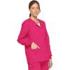 imageDickies EDS Signature Women Warm Up Scrubs Jacket Snap Front 86306Hot Pink