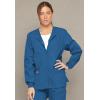 imageDickies EDS Signature Women Warm Up Scrubs Jacket Snap Front 86306Royal