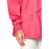 imageDickies EDS Signature Women Warm Up Scrubs Jacket Snap Front 86306Shocking Pink