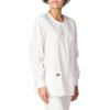 imageDickies EDS Signature Women Warm Up Scrubs Jacket Snap Front 86306White